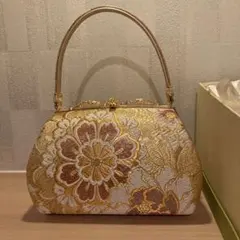 振袖向けフォーマルバッグ ゴールド 美品