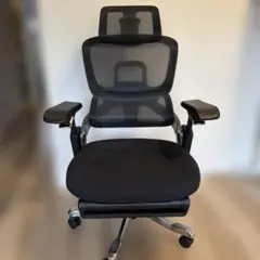 美品 COFO Chair Pro ブラック フットレスト・ハンガー付き - メルカリ