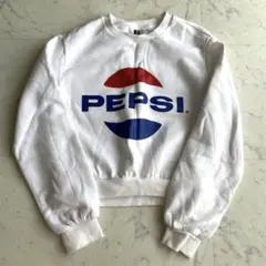 PEPSI ロゴ トレーナー ホワイトのサムネイル