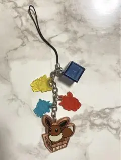 【新品未使用】イーブイ ポケモンセンター ストラップ キーホルダー
