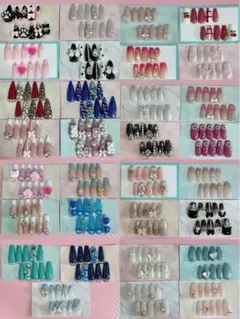 ネイルチップ　まとめ売り　現品かぎり　早い者勝ち　無くなり次第終了