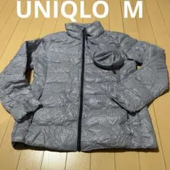 新品未使用ユニクロUNIQLOウルトラライトダウンジャケット柄Lレディース軽量