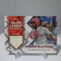 Topps Andrew McCutchen メモラビリアカード フィリーズ