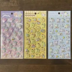 サンリオぷくっとシールシリーズ ポチャッコ ポムポムプリン リトルツインスターズ