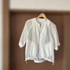 MAYSON GREY シアー ジップアップ ジャケット ホワイト SIZE 2のサムネイル