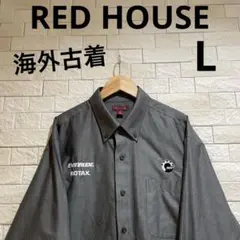 海外古着　レッドハウス　長袖　長袖シャツ　長袖ワークシャツ　サイズL