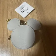 新品ディズニー　バッグチャーム エコバッグミッキー グレー　フランフラン