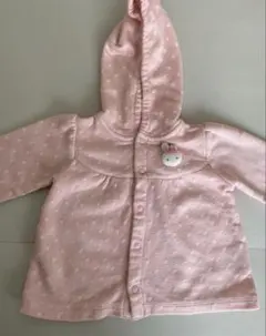 メゾピアノ 立体うさぎ フード付きパーカー