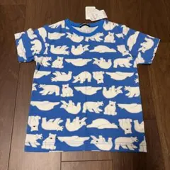 新品未使用★LITTLE BEAR CLUB シロクマ柄 Tシャツ 130cmのサムネイル
