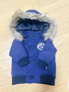 【100円引】ブリーズ　 ダウンジャケット　ネイビー　90cm