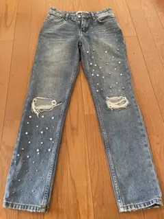 2026年最新】ZARAメタリックデニムパンツの人気アイテム - メルカリ