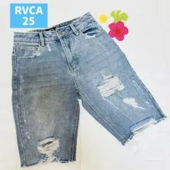 大特価☆RVCA ルーカ デニムショートパンツ美品☆ロキシー ビラボン☆M☆