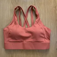 Sports bra, bra top, cross back, terracotta