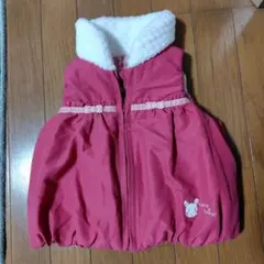 ひまり様専用クールクーラピンク ベビーベスト 中綿入り90リバーシブル