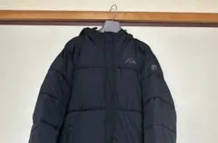 ロングダウン　ベンチコート　FILA ブラック