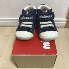 miki HOUSE ベビーシューズ ネイビー 11.5cm