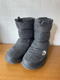 THE NORTH FACE ウール調 中綿ブーツ グレー