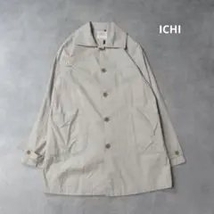 ICHI / ステンカラー アトリエ コート ワーク ジャケット アウター Mのサムネイル