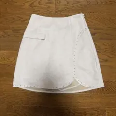 LIP SERVICE アイボリー ミニスカート Mサイズ