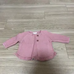 next カーディガン　綿　ピンク