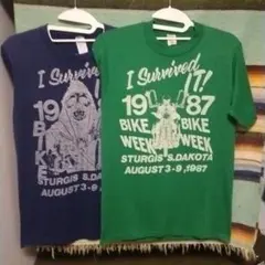 80sハーレーダビッドソン　Tシャツ　USA製　セット販売　ヴィンテージ