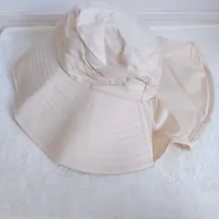 ✪UVカット 帽子 遮光 日焼け防止 つば広 軽量 接触冷感 アームカバー付