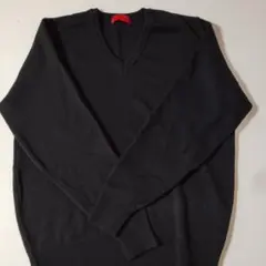 HUGO BOSS Vネックニット ブラックのサムネイル