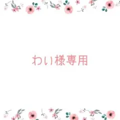 わい様専用ページ