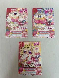 アイカツ Angely Sugar トレーディングカード　3枚セット