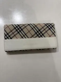 BURBERRY バーバリー ノバチェック がま口 二つ折り長財布