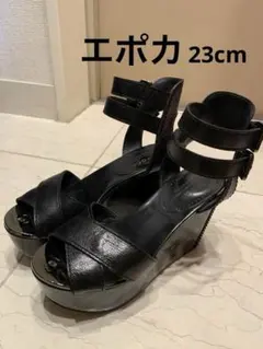 エポカ　皮厚底サンダルのサムネイル