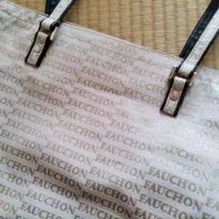 FAUCHON ロゴプリント トートバッグ