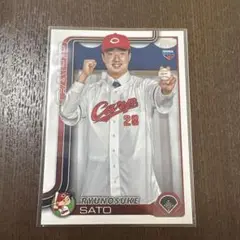 topps npb 2025 広島カープ　佐藤柳之介