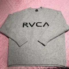 美品）RVCA グレー ニットセーターのサムネイル