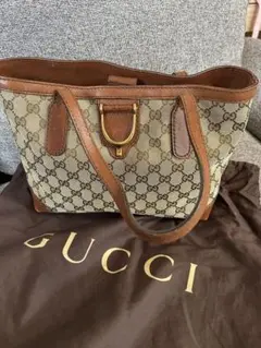 GUCCI GGパターン ハンドバッグ 保存袋付き