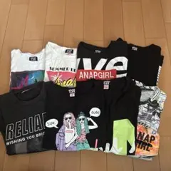 ANAP GIRL Sサイズ　Tシャツ8枚、ワンピース　まとめ売りのサムネイル