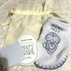 ジェラピケ　DOG&CAT　［ドラえもん］ベビモコプルオーバー　Sサイズ