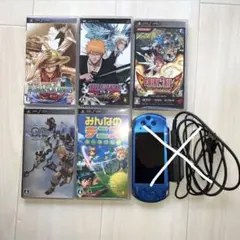 PSPソフト　ワンピース　ブリーチ　みんなのテニス　ゲームソフト