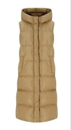 Weekend Max Mara ロングダウンベストフード付き キャメル 34のサムネイル