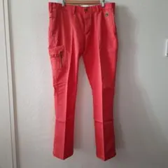 メンズ XL　EDWIN GOLF レッドカラー パンツのサムネイル
