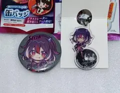 東方Project ダイソー 鬼人正邪 アクリルキーホルダー 缶バッジ