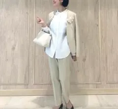 ユナイテッドアロウズgreen label relaxingスタンドカラーシャツ