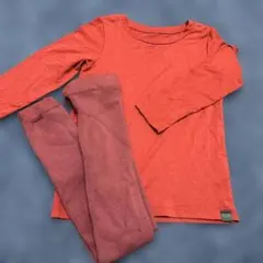 HEATTECH 赤 長袖アンダーシャツ & レギンス 120