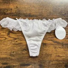 レディースショーツ　Tバック　ココランジェ　かわいい女性下着　薄紫　Mサイズのサムネイル