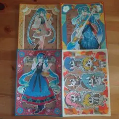 発音ミク　ビジュアルシート　コンプリート 4種類15枚