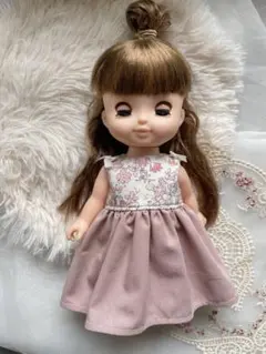 ソランちゃん　メルちゃん　服　ワンピース　リバティ生地