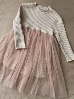 Aosta★アオスタ ワンピース XL 90~100cm チュール ピンク