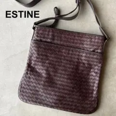 【ESTINE】エスティーヌ　ショルダーバッグ　レザー　イントレチャートのサムネイル