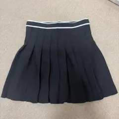 H&M プリーツスカート ブラック XSサイズのサムネイル