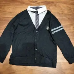 COMME CA ISM カーディガン風フォーマルシャツ 110cm